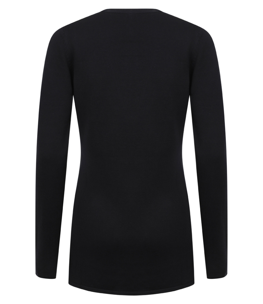 Henbury Ladies Cotton Acrylic V Neck Cardigan