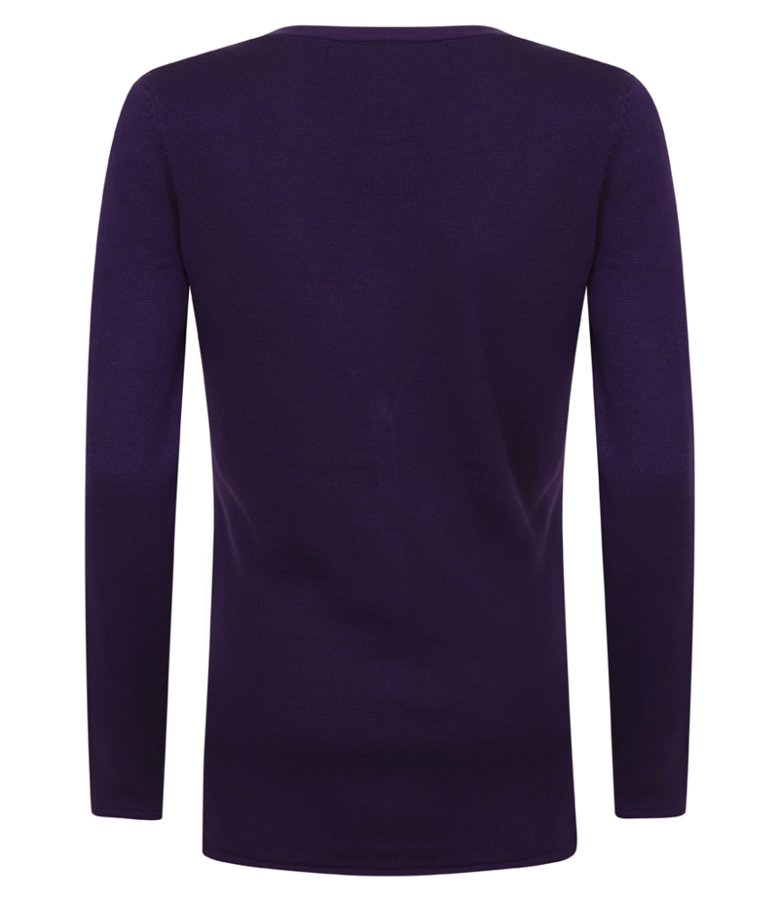 Henbury Ladies Cotton Acrylic V Neck Cardigan