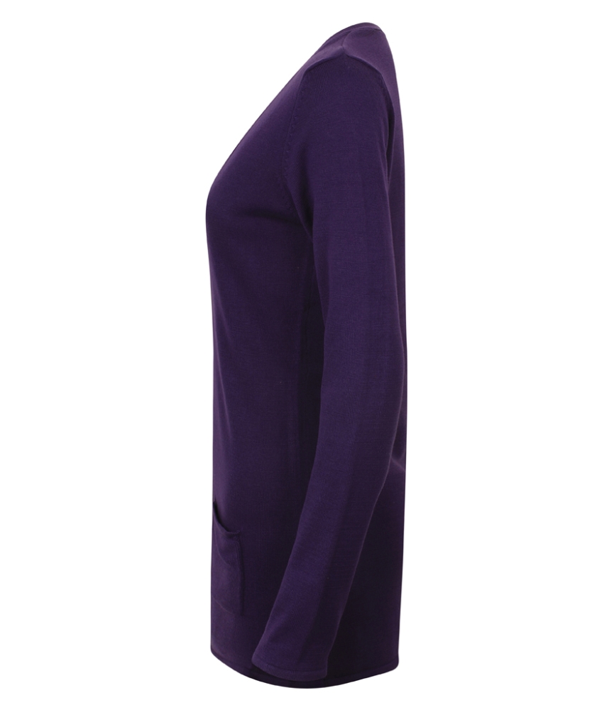 Henbury Ladies Cotton Acrylic V Neck Cardigan