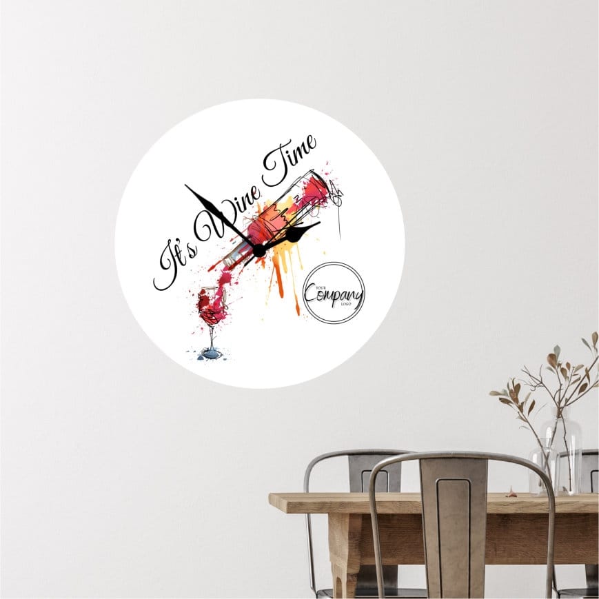It's Wine Time Clock