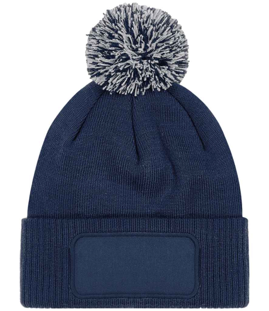 Navy Bobble Beanie Hat