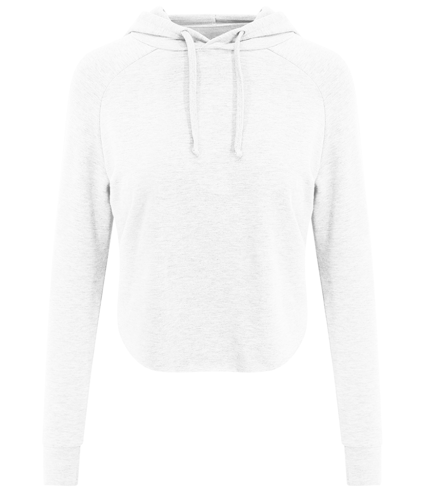 AWDis Ladies Cool Cross Back Cropped Hoodie