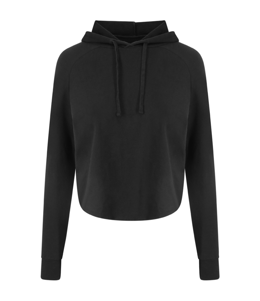 AWDis Ladies Cool Cross Back Cropped Hoodie