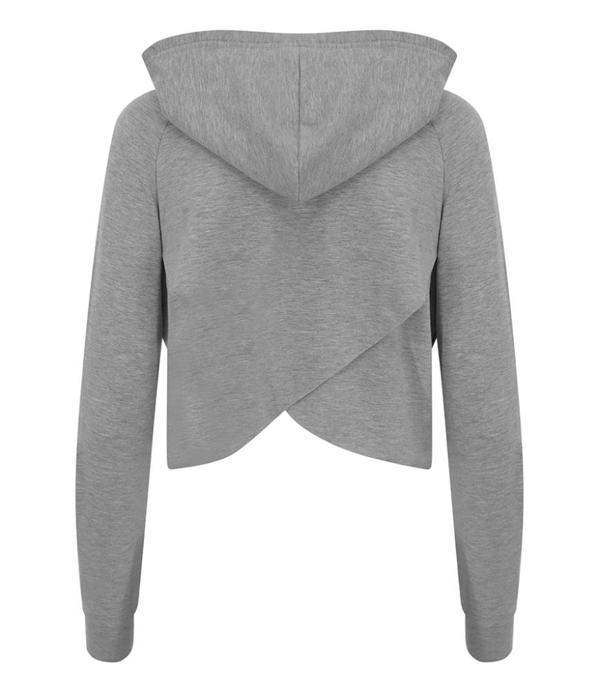 AWDis Ladies Cool Cross Back Cropped Hoodie