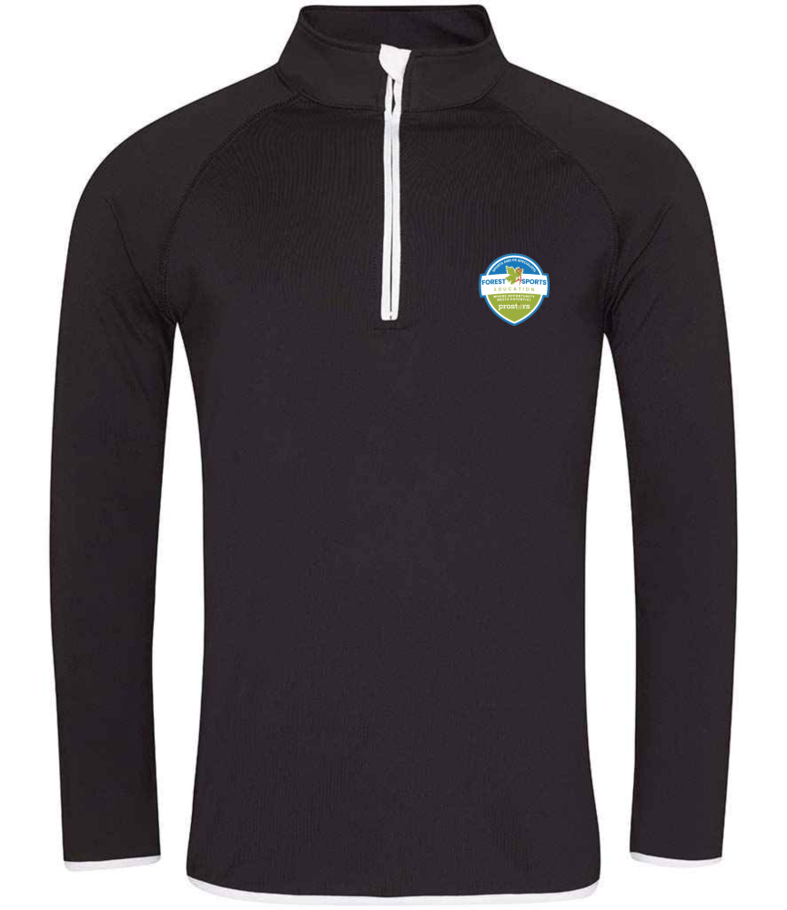 Gloucester Sports- AWDis Cool Half Zip Sweat Top  