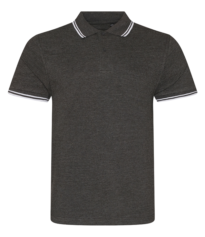 AWDis Stretch Tipped Piqué Polo Shirt