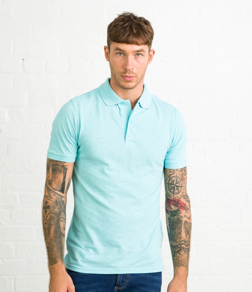 AWDis Surf Melange Piqué Polo Shirt