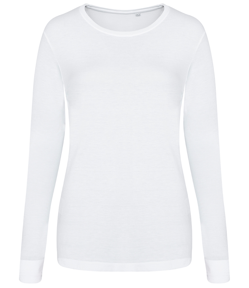 AWDis Ladies Long Sleeve Tri-Blend T-Shirt