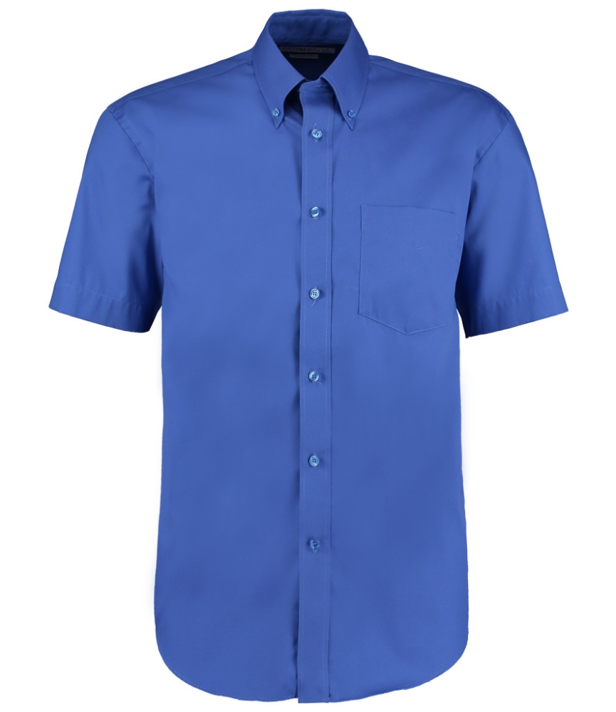 Kustom Kit Premium Short Sleeve Classic Fit Oxford Shirt
