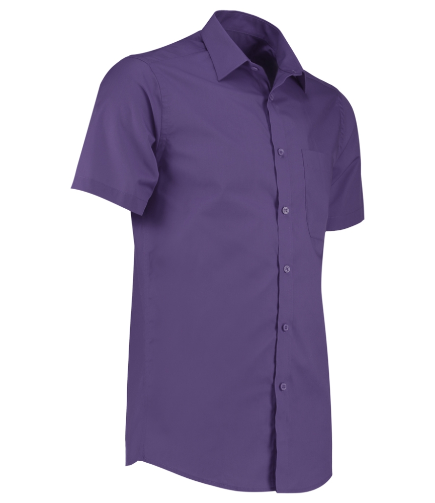 Kustom Kit Short Sleeve Tailored Poplin Shirt