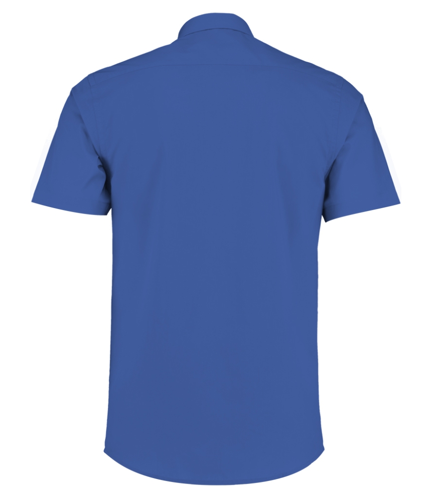 Kustom Kit Short Sleeve Tailored Poplin Shirt