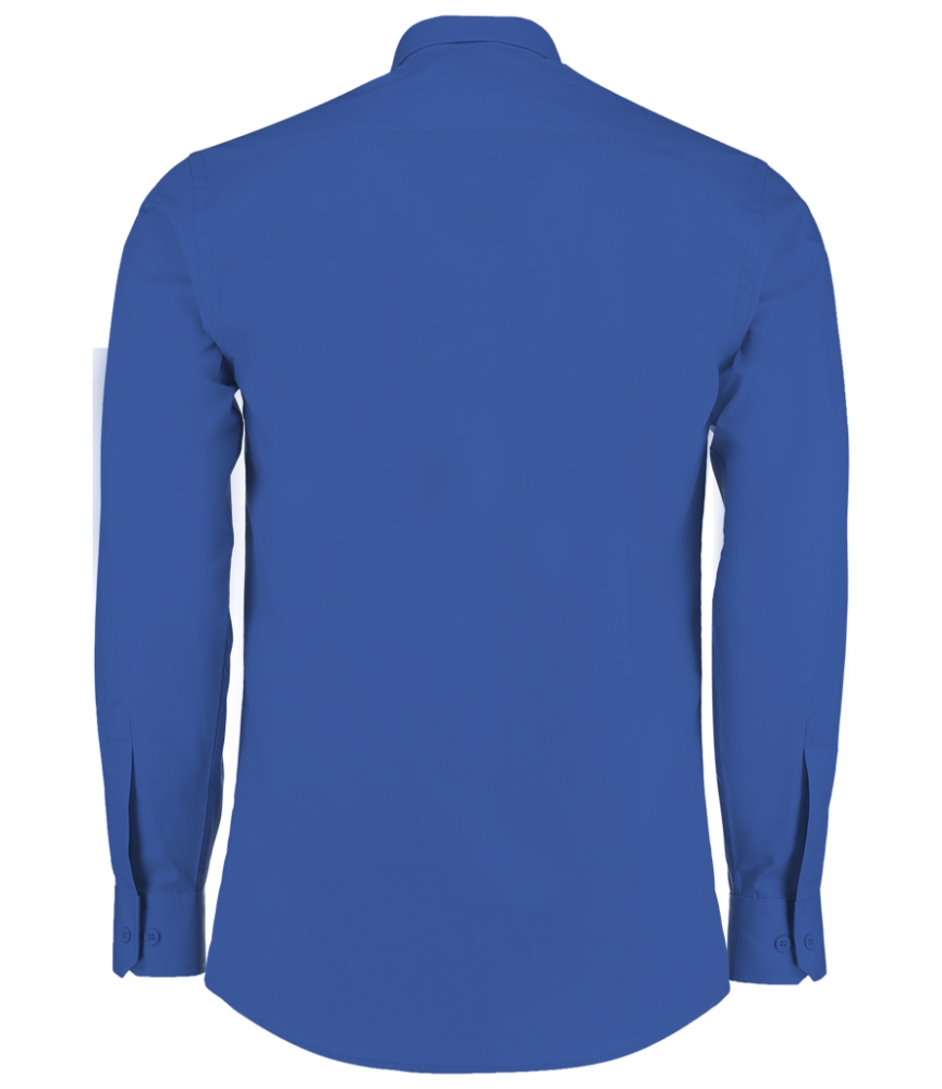 Kustom Kit Long Sleeve Tailored Poplin Shirt