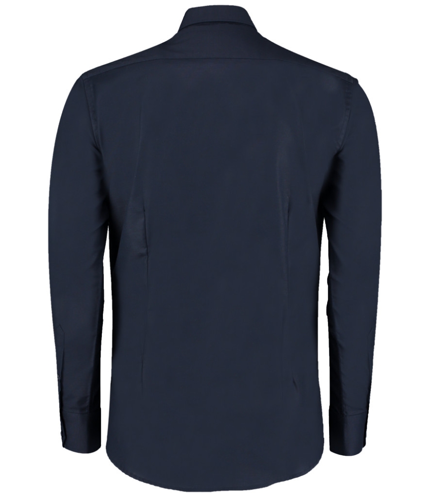 Kustom Kit Long Sleeve Slim Fit Workwear Oxford Shirt