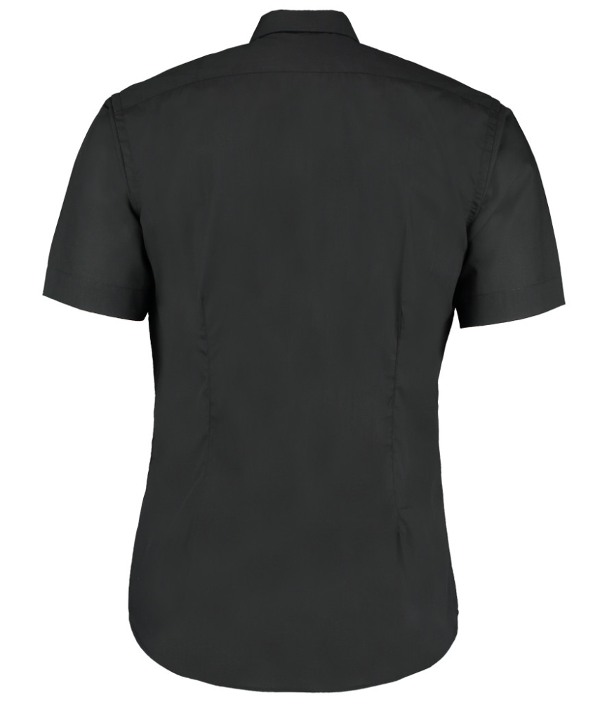 Kustom Kit Short Sleeve Slim Fit Business Shirt