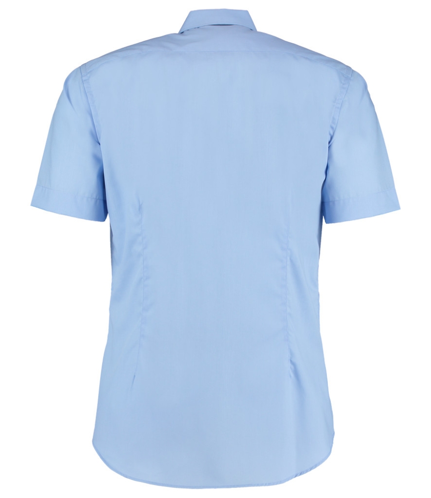 Kustom Kit Short Sleeve Slim Fit Business Shirt