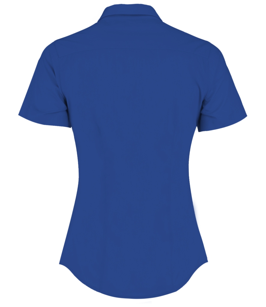 Kustom Kit Ladies Short Sleeve Tailored Poplin Shirt