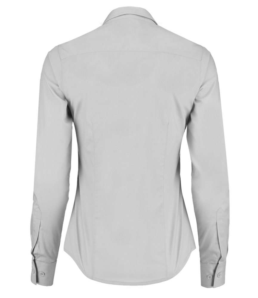 Kustom Kit Ladies Long Sleeve Tailored Poplin Shirt