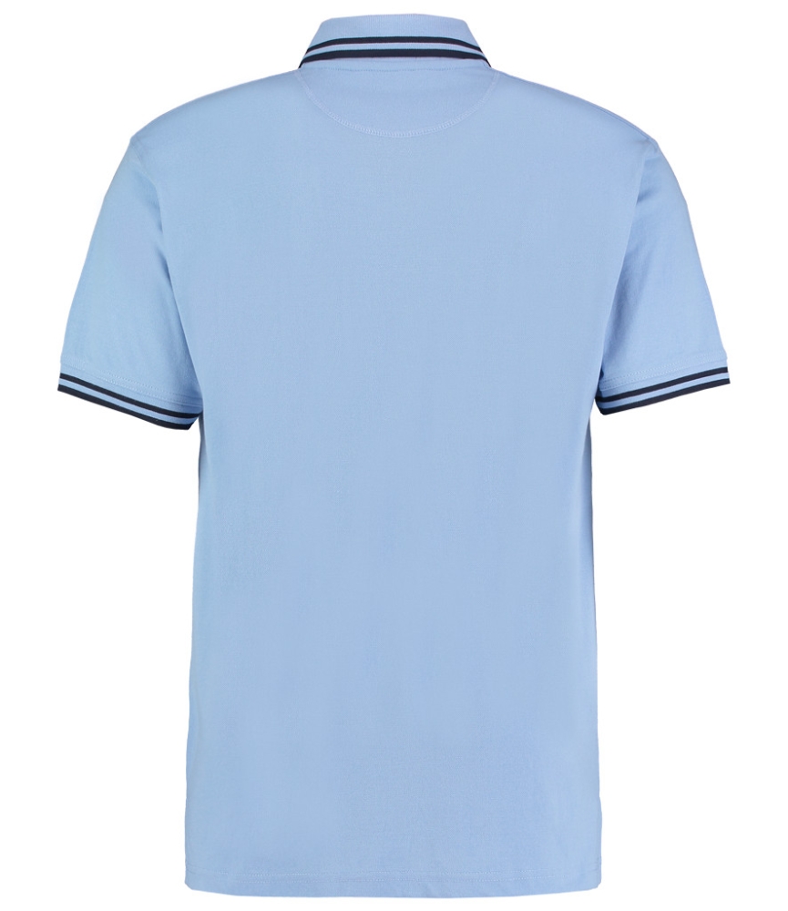 Kustom Kit Contrast Tipped Poly/Cotton Piqué Polo Shirt