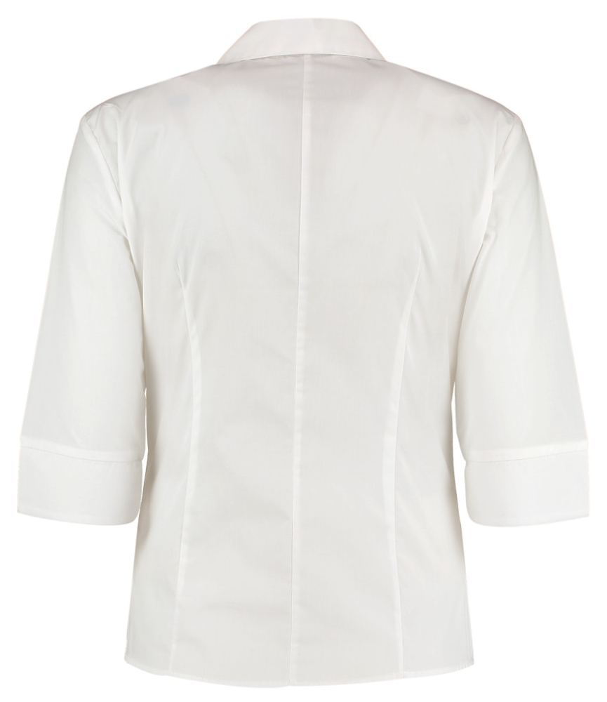 Kustom Kit Ladies 3/4 Sleeve Tailored Continental Shirt