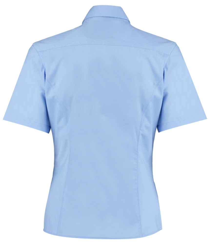 Kustom Kit Ladies Short Sleeve Tailored Business Shirt