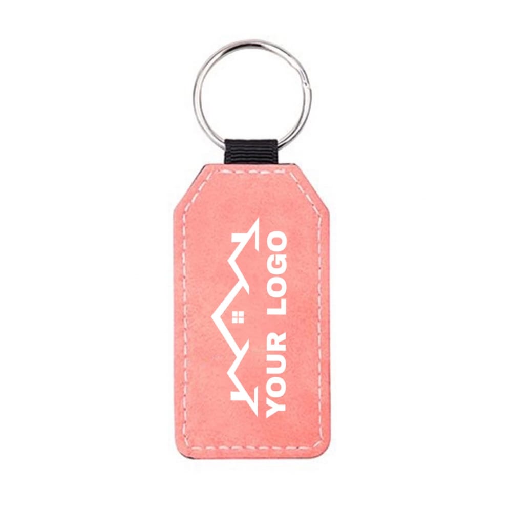 Estate Agent Leather Keyring x 10