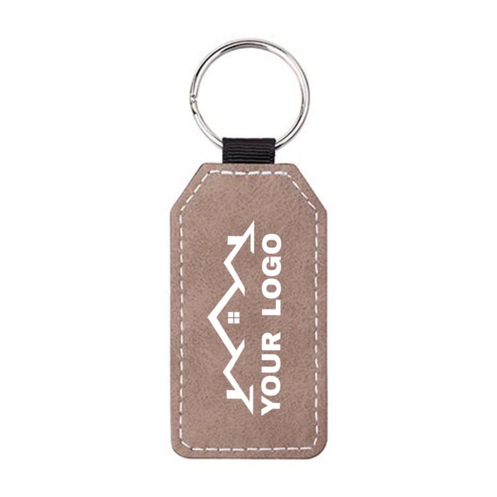 Estate Agent Leather Keyring x 10