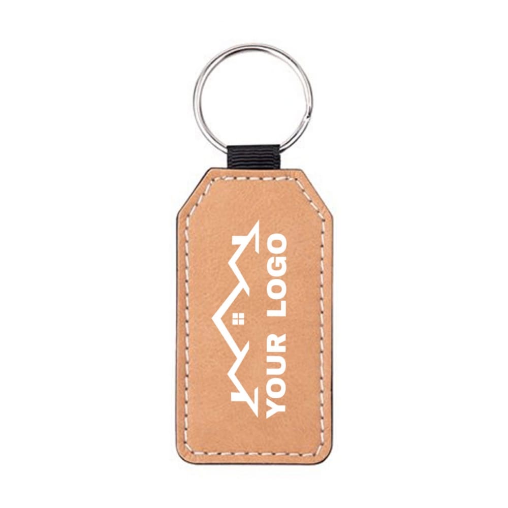 Estate Agent Leather Keyring x 10