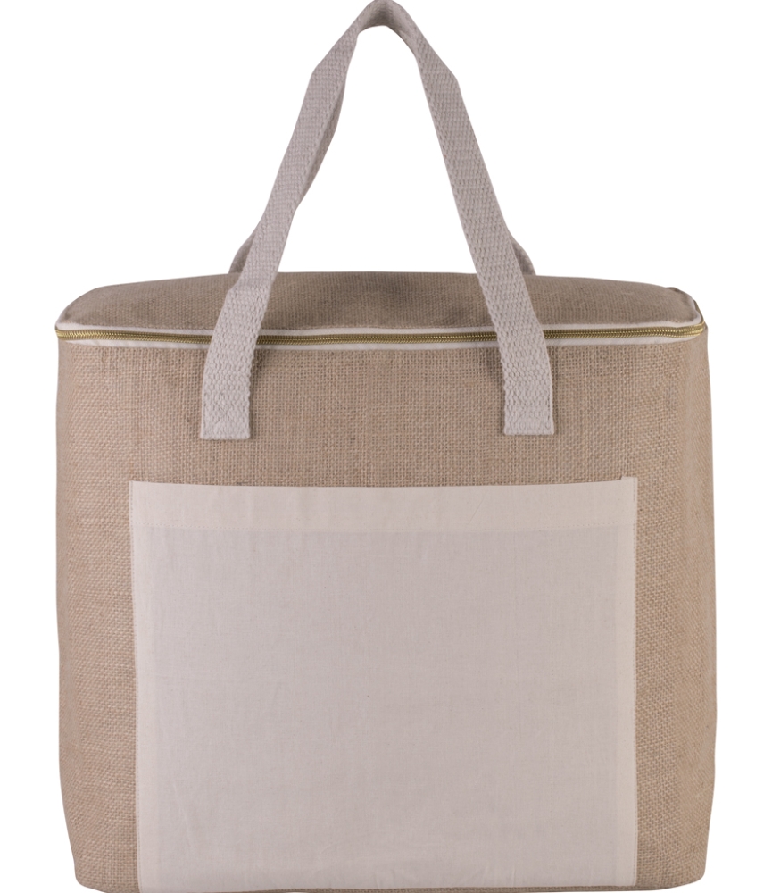 Kimood Large Jute Cool Bag