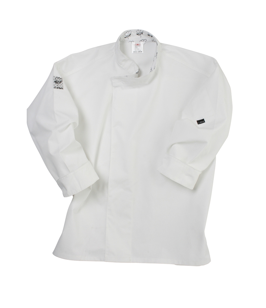 Dennys Long Sleeve Press Stud Chef's Jacket