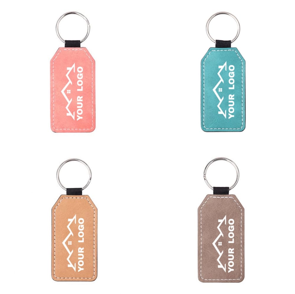 Estate Agent Leather Keyring x 10