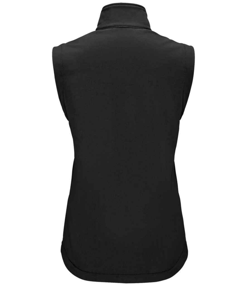 Ladies Black Soft shell Gilet 