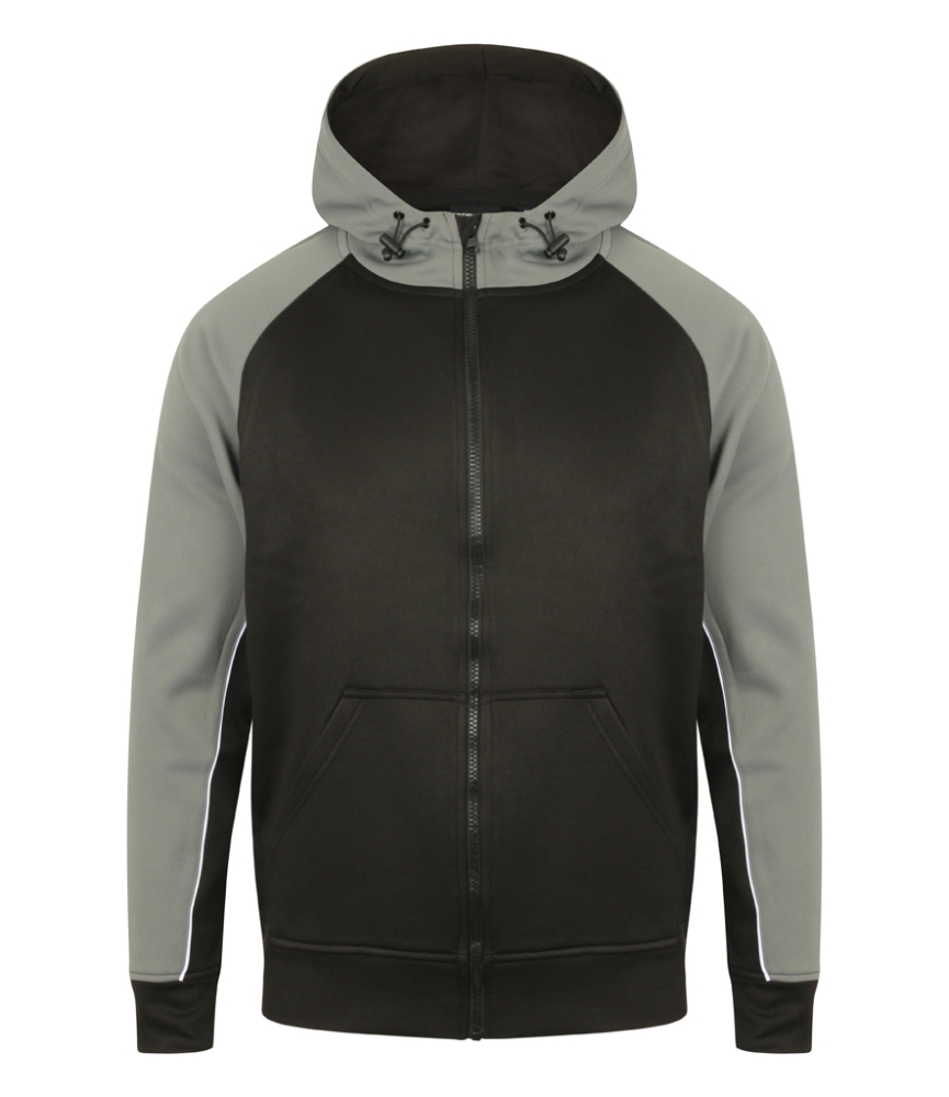 Finden and Hales Panelled Sports Hoodie