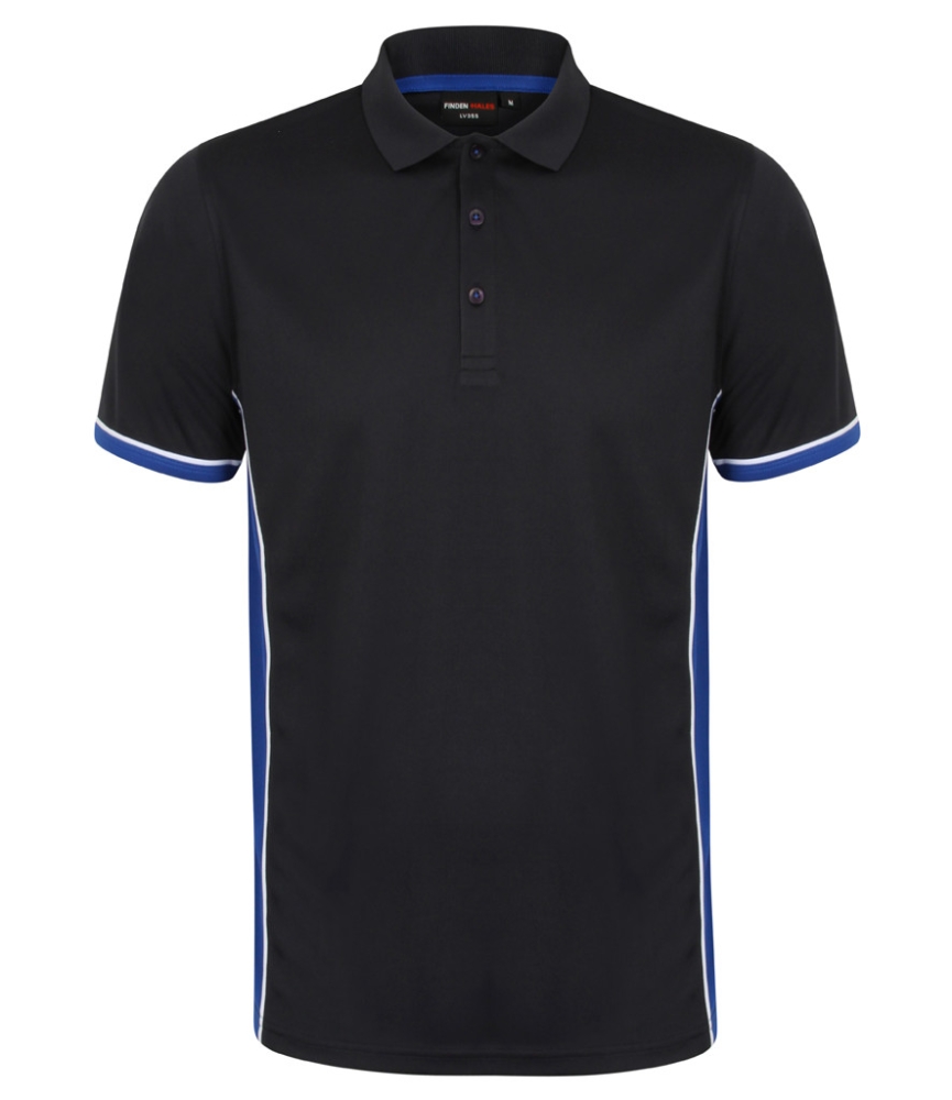Finden and Hales Contrast Panel Polo Shirt