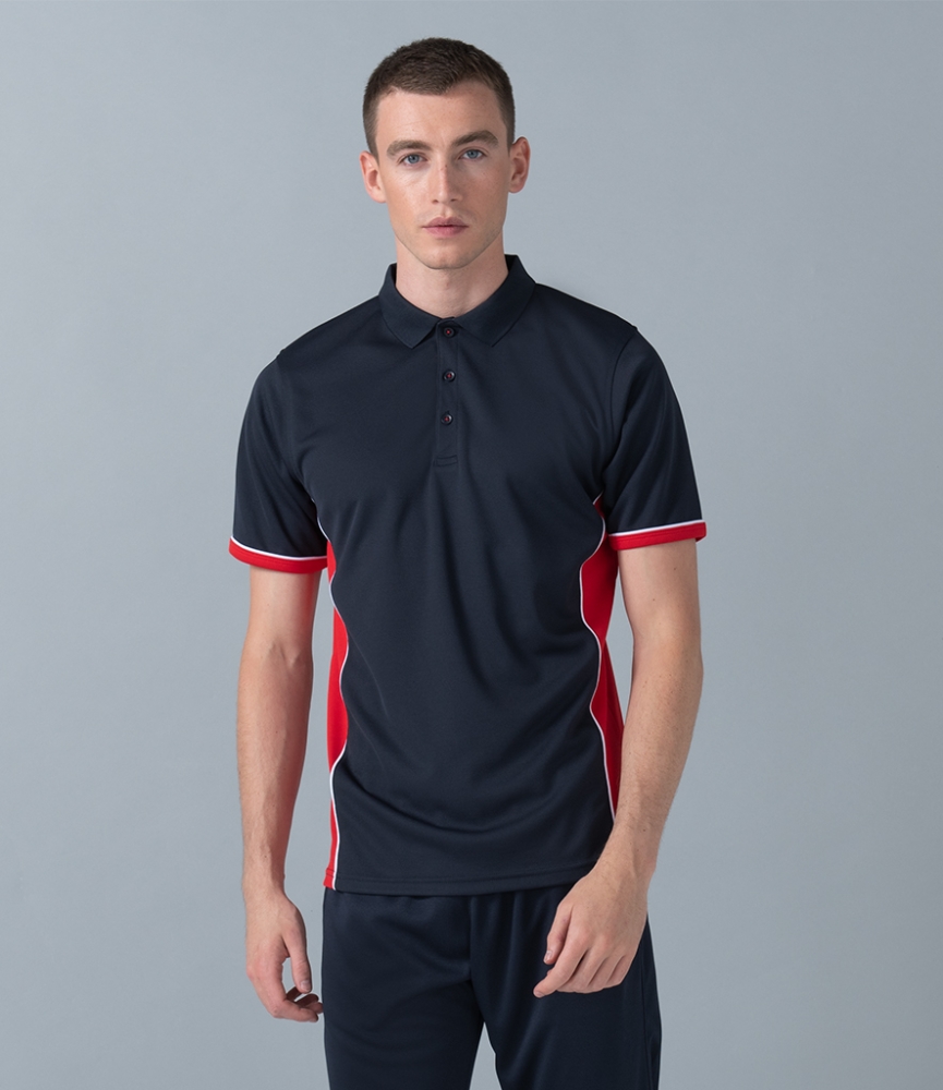 Finden and Hales Contrast Panel Polo Shirt