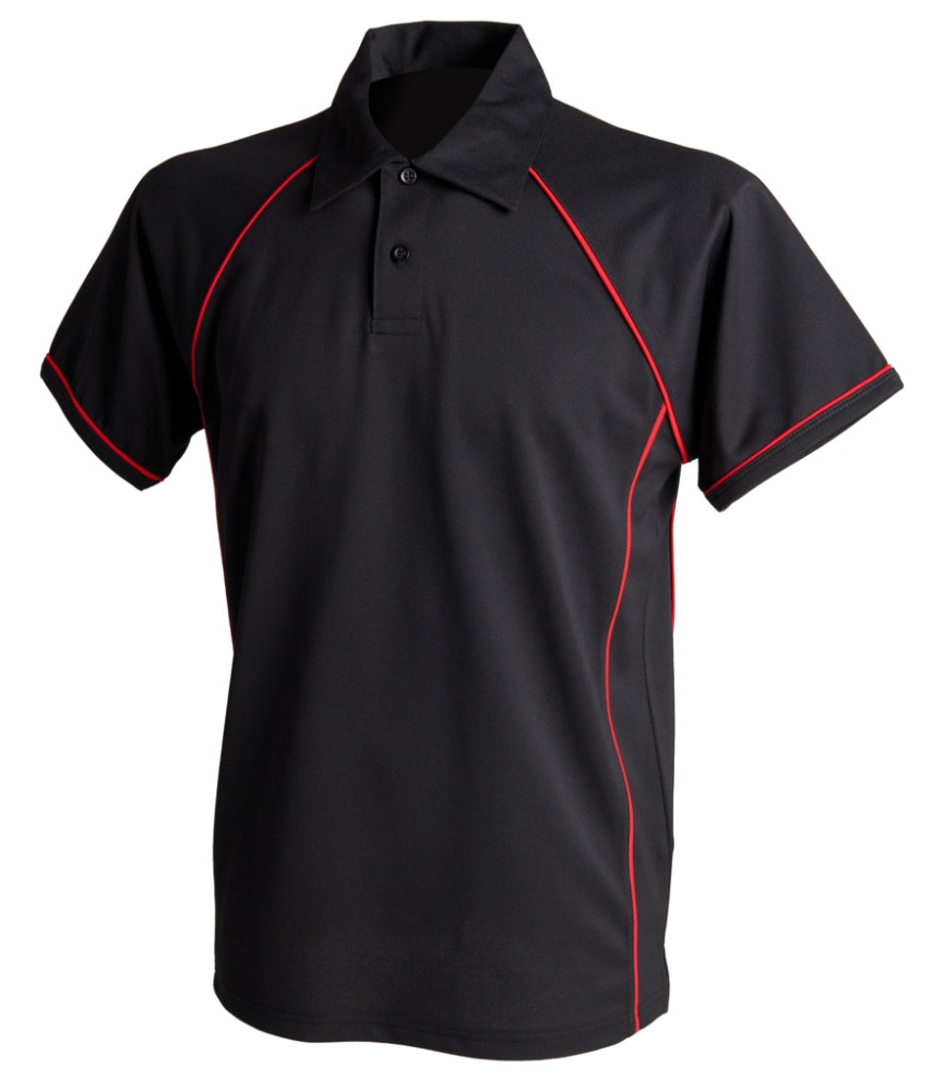 Finden and Hales Kids Performance Piped Polo Shirt