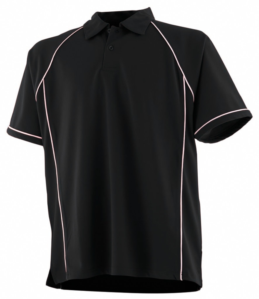 Finden and Hales Kids Performance Piped Polo Shirt