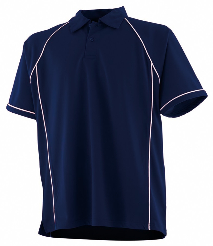 Finden and Hales Kids Performance Piped Polo Shirt