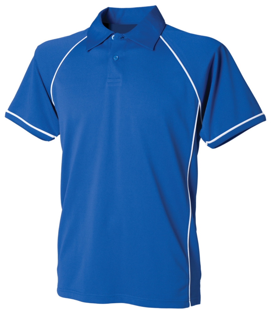 Finden and Hales Kids Performance Piped Polo Shirt