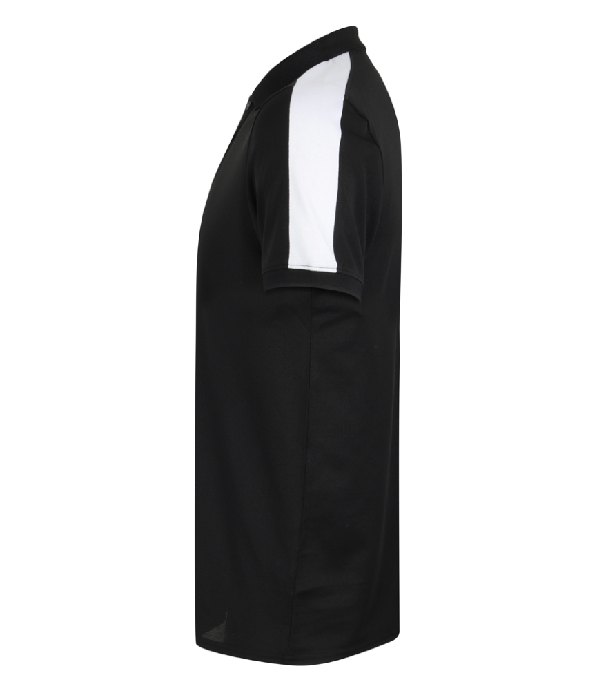 Finden and Hales Unisex Contrast Panel Piqué Polo Shirt