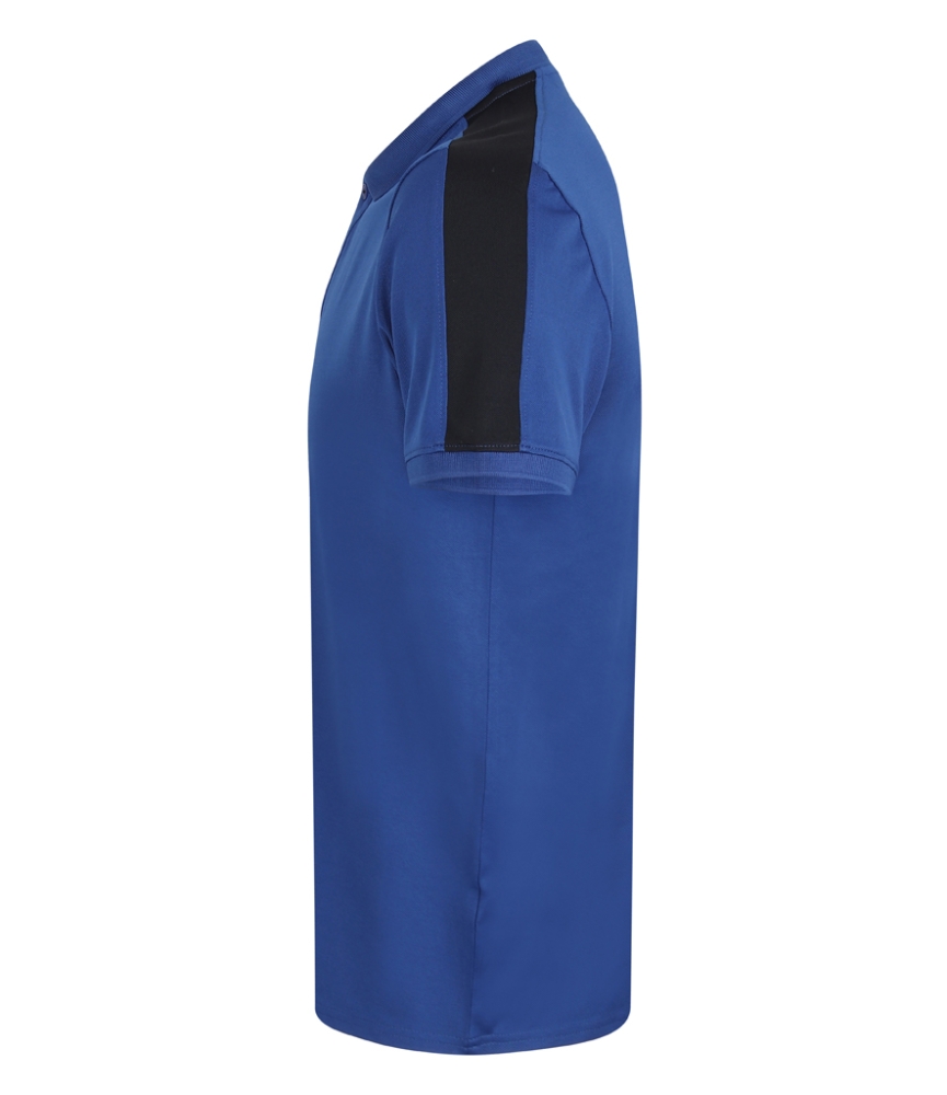 Finden and Hales Unisex Contrast Panel Piqué Polo Shirt