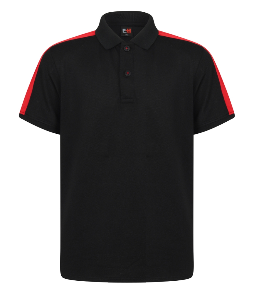 Finden and Hales Kids Contrast Panel Piqué Polo Shirt