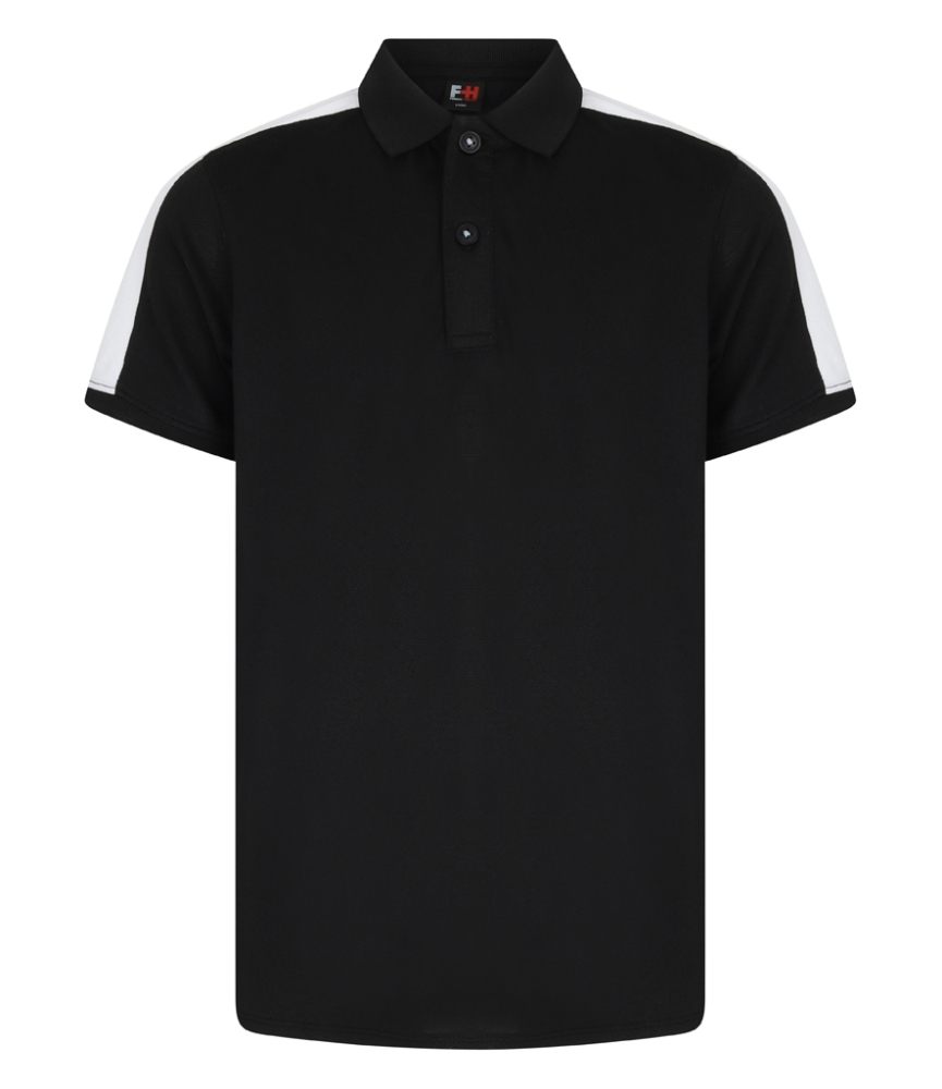 Finden and Hales Kids Contrast Panel Piqué Polo Shirt