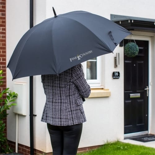 Fine & Country Black golf Umbrella