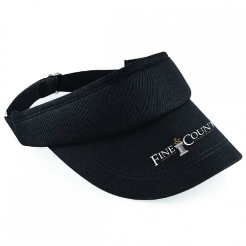 Fine & Country Black Visor