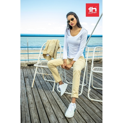 THC BUCHAREST WOMEN WH. Women's long sleeve t-shirt