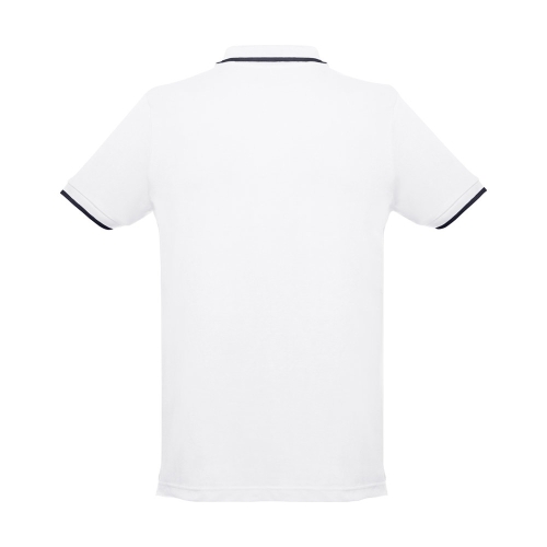 THC ROME WH. Men's slim fit polo shirt