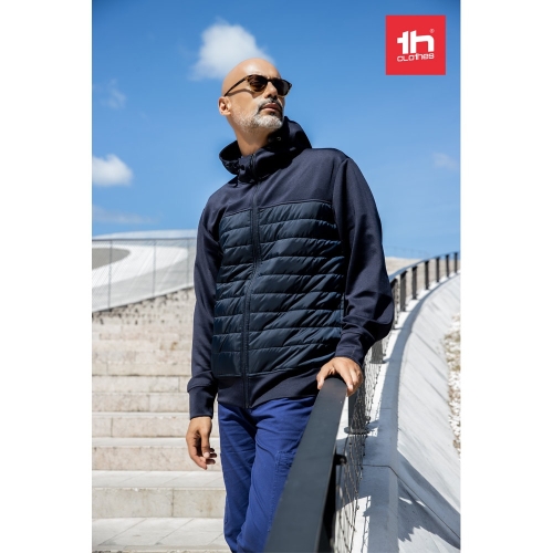 THC SKOPJE. Men's hooded jacket