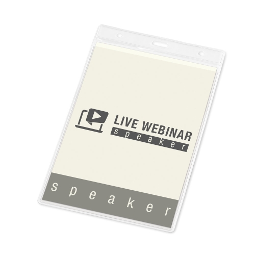 WHITMAN. Vertical pouch for identification badge