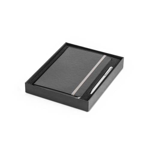 MORAES. Ball pen and A5 notepad set