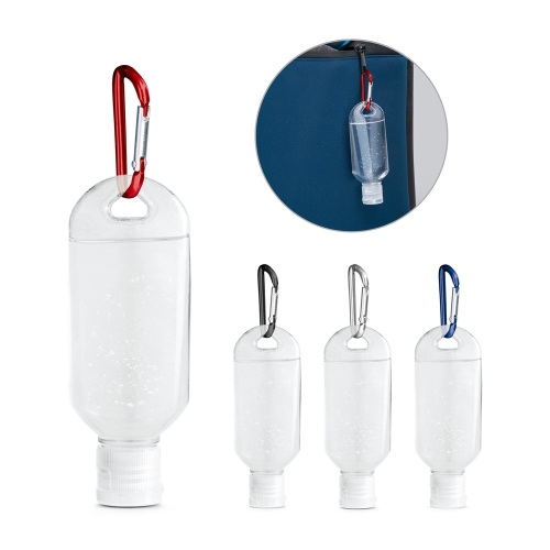 LYZE. Hand cleansing alcohol base 50 ml with carabiner